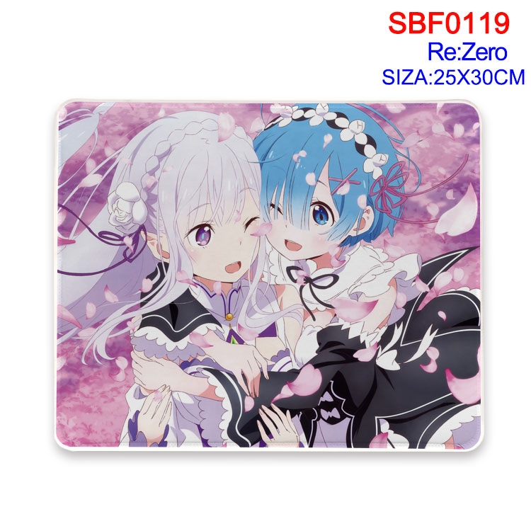 Re:Zero kara Hajimeru Isekai Seikatsu Anime peripheral mouse pad 25X30CM  SBF-119