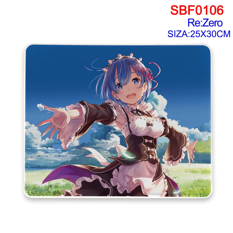 Re:Zero kara Hajimeru Isekai Seikatsu Anime peripheral mouse pad 25X30CM  SBF-106