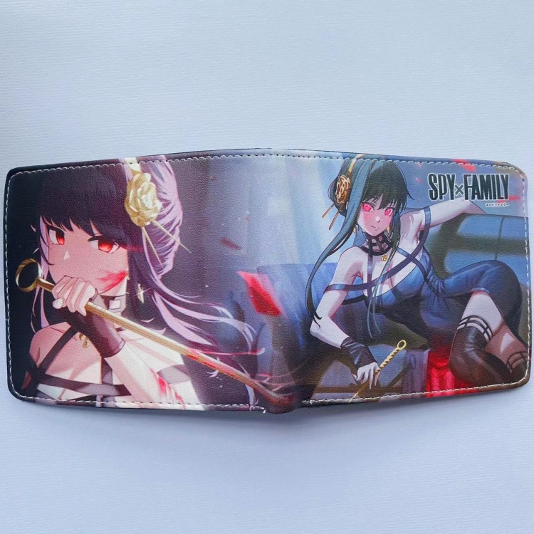 SPY×FAMILY Full color  Two fold short card case wallet 11X9.5CM 0625