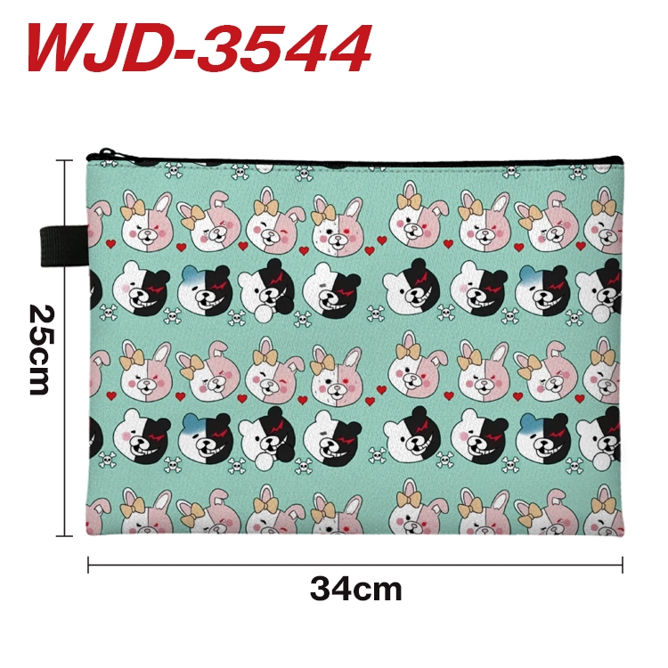 Dangan-Ronpa Anime Peripheral Full Color A4 File Bag 34x25cm WJD-3544