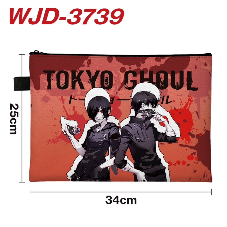 Tokyo Ghoul Anime Peripheral Full Color A4 File Bag 34x25cm WJD-3739