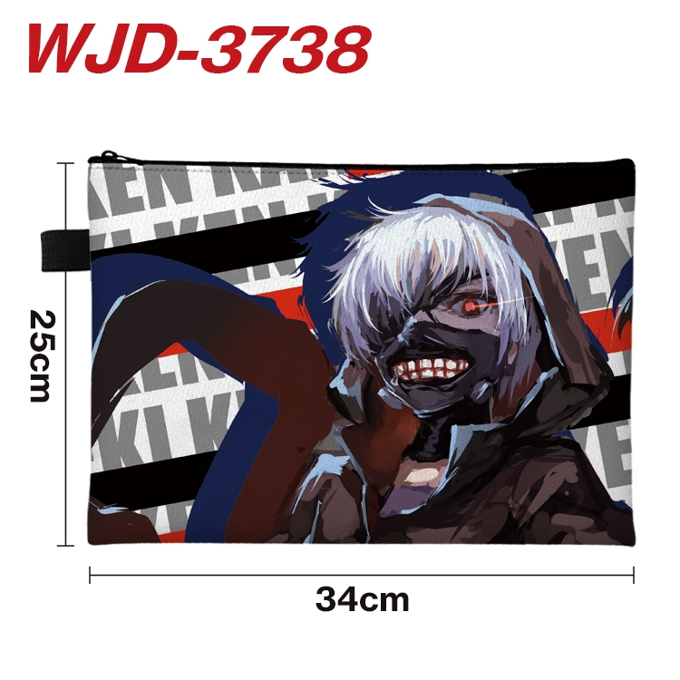 Tokyo Ghoul Anime Peripheral Full Color A4 File Bag 34x25cm WJD-3738