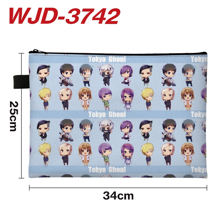 Tokyo Ghoul Anime Peripheral Full Color A4 File Bag 34x25cm WJD-3742