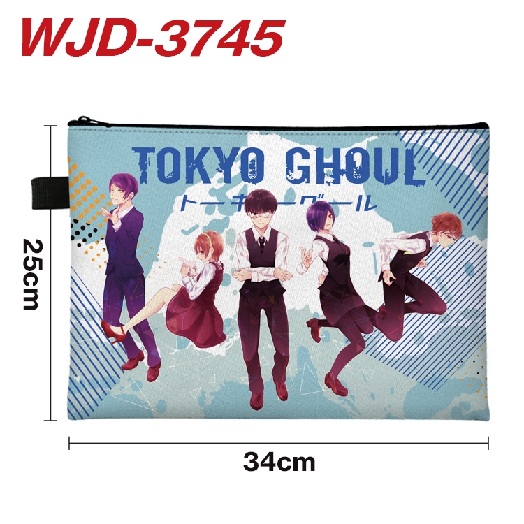 Tokyo Ghoul Anime Peripheral Full Color A4 File Bag 34x25cm WJD-3745