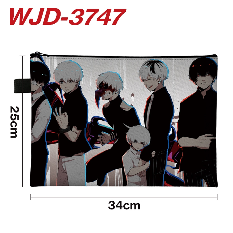 Tokyo Ghoul Anime Peripheral Full Color A4 File Bag 34x25cm WJD-3747