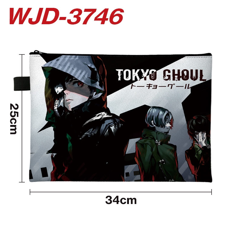 Tokyo Ghoul Anime Peripheral Full Color A4 File Bag 34x25cm WJD-3746