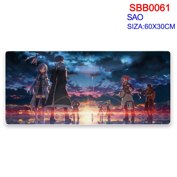Sword Art Online Anime peripheral mouse pad 60X30CM  SBB-061