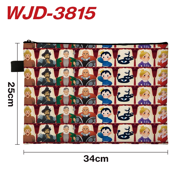 king ranking Anime Peripheral Full Color A4 File Bag 34x25cm WJD-3815