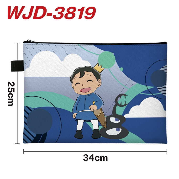 king ranking Anime Peripheral Full Color A4 File Bag 34x25cm WJD-3819