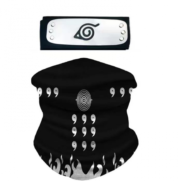 Naruto Anime Peripheral Magic Turban Mask Forehead Protector