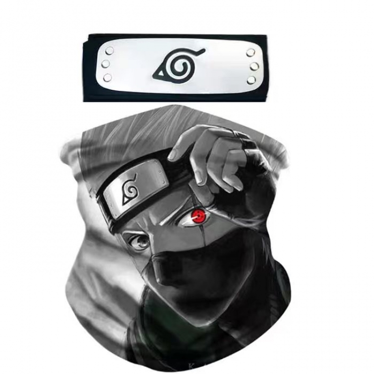 Naruto Anime Peripheral Magic Turban Mask Forehead Protector