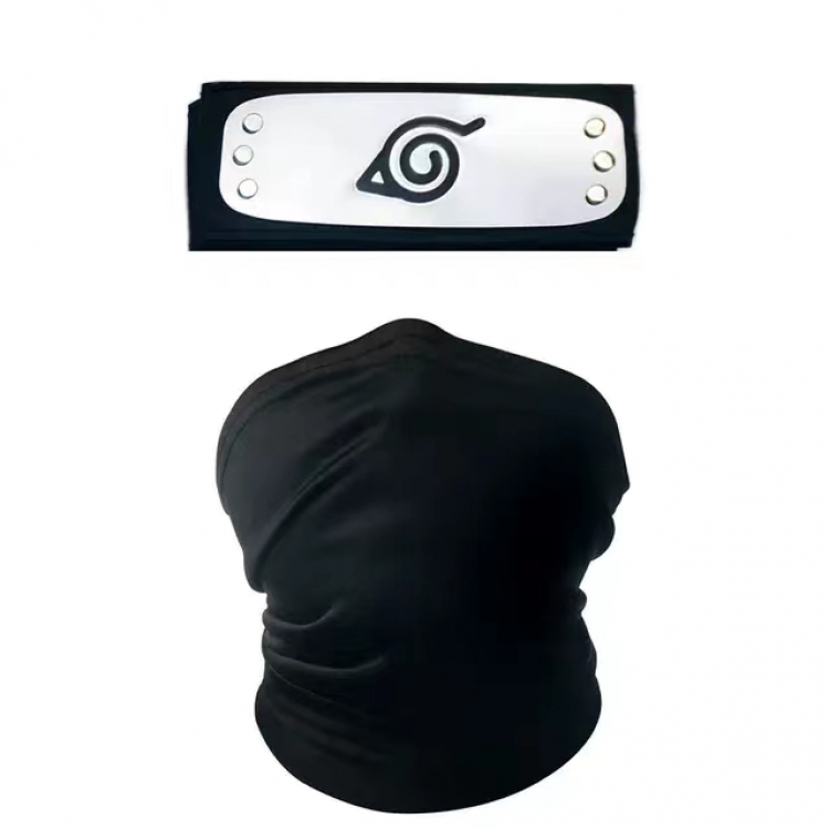 Naruto Anime Peripheral Magic Turban Mask Forehead Protector