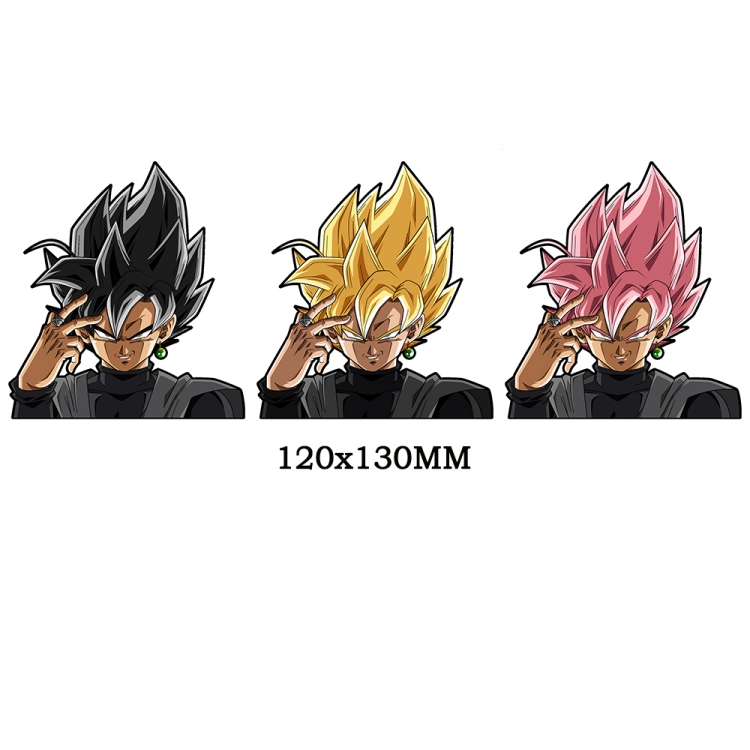 DRAGON BALL Magic 3D HD variable map car computer animation stickers price for 2 pcs