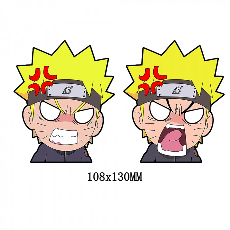 Naruto Magic 3D HD variable map car computer animation stickers price for 2 pcs