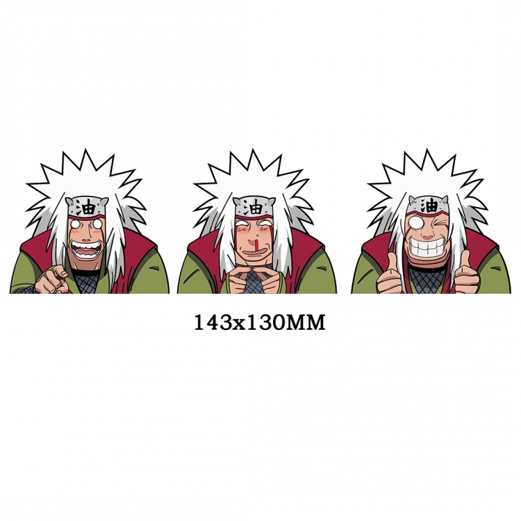 Naruto Magic 3D HD variable map car computer animation stickers price for 2 pcs