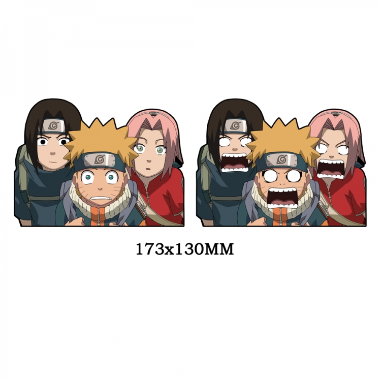 Naruto Magic 3D HD variable map car computer animation stickers price for 2 pcs