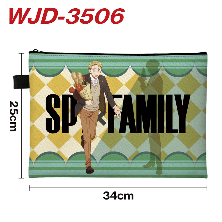 SPY×FAMILY  Anime Peripheral Full Color A4 File Bag 34x25cm  WJD-3506