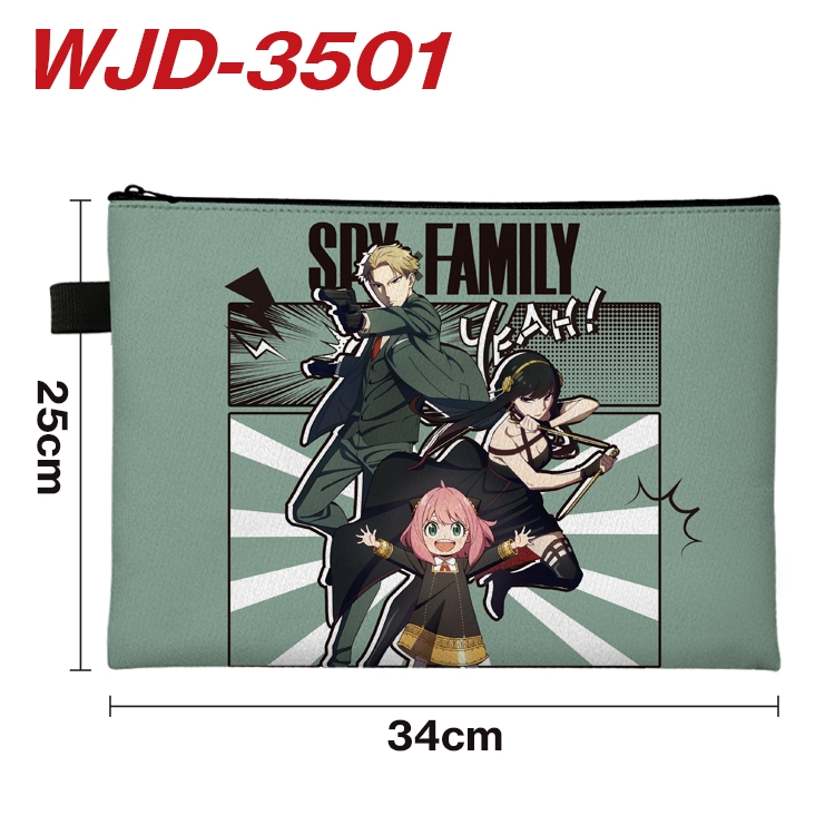 SPY×FAMILY  Anime Peripheral Full Color A4 File Bag 34x25cm  WJD-3501