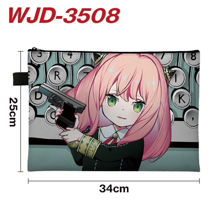 SPY×FAMILY  Anime Peripheral Full Color A4 File Bag 34x25cm WJD-3508