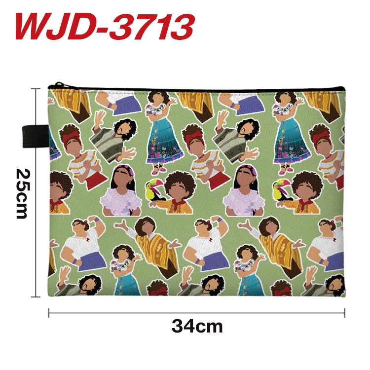 full house of magic  Anime Peripheral Full Color A4 File Bag 34x25cm WJD-3713