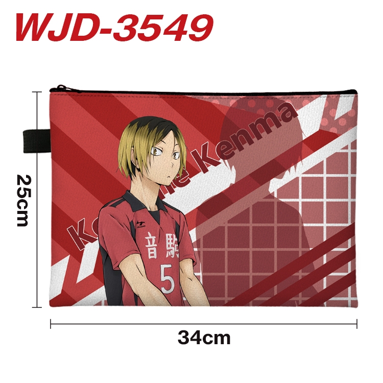 Haikyuu!! Anime Peripheral Full Color A4 File Bag 34x25cm WJD-3549