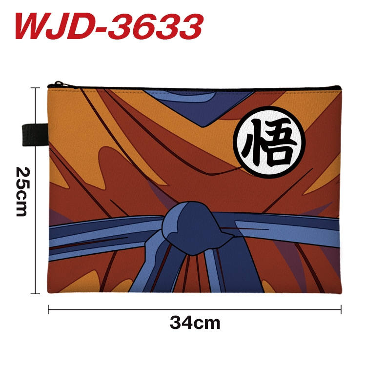 DRAGON BALL Anime Peripheral Full Color A4 File Bag 34x25cm WJD-3633