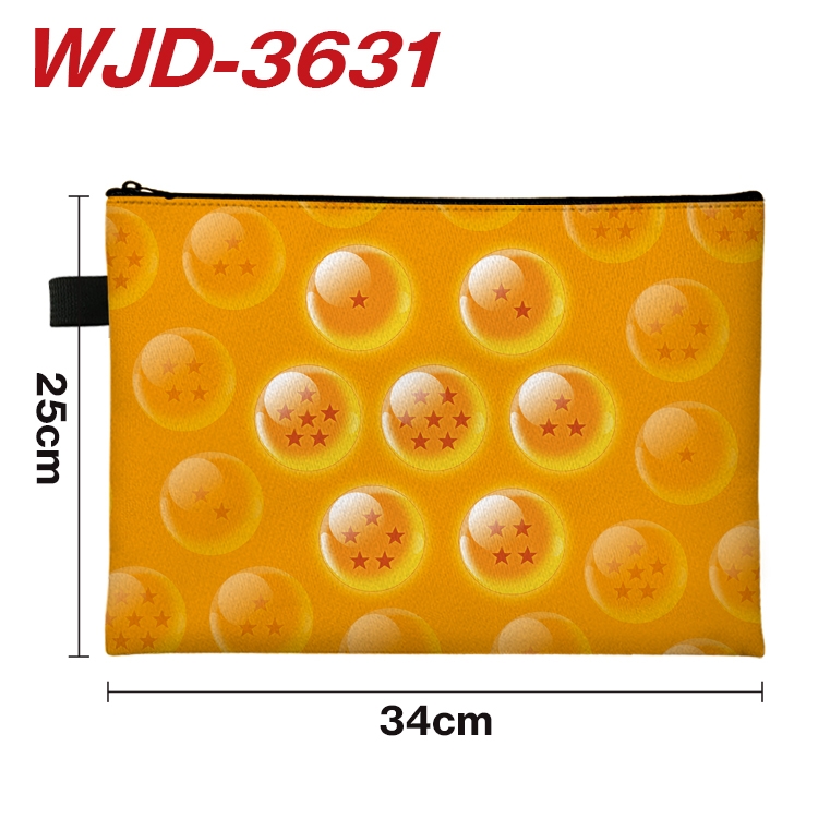 DRAGON BALL Anime Peripheral Full Color A4 File Bag 34x25cm WJD-3631