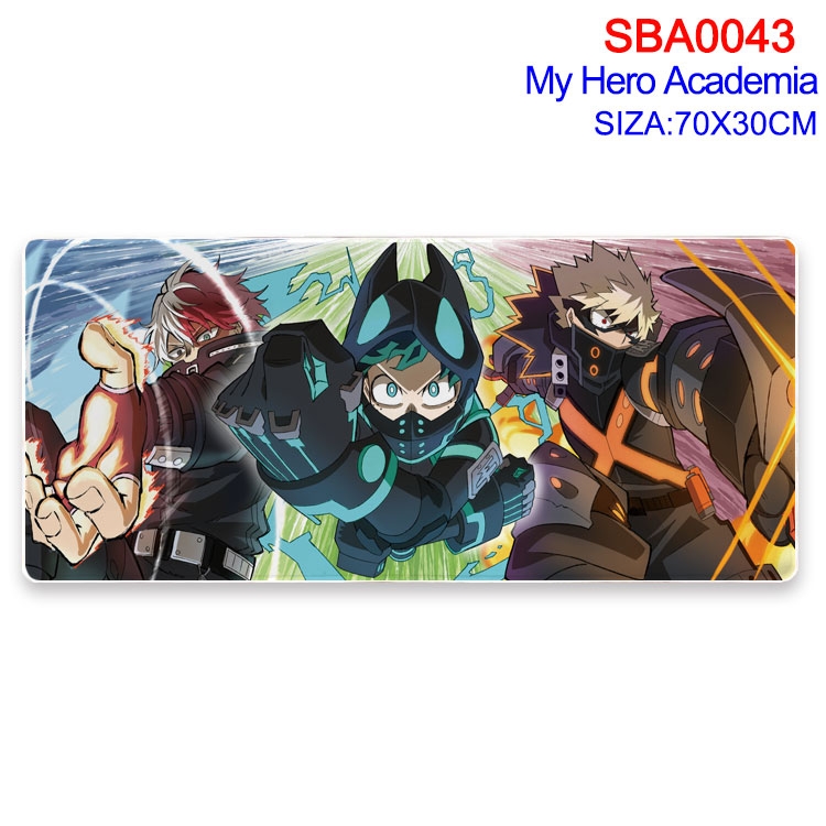 My Hero Academia Anime peripheral mouse pad 70X30CM SBA-043