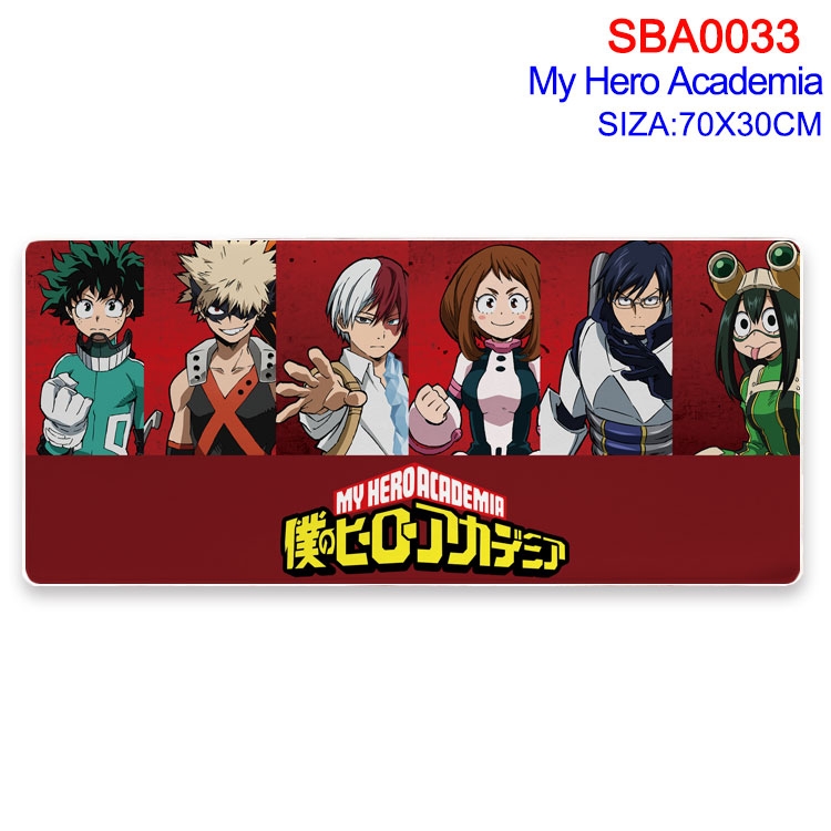 My Hero Academia Anime peripheral mouse pad 70X30CM SBA-033