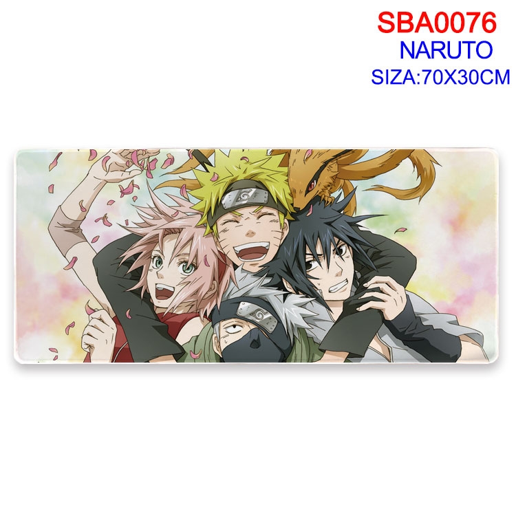 Naruto Anime peripheral mouse pad 70X30CM  SBA-076