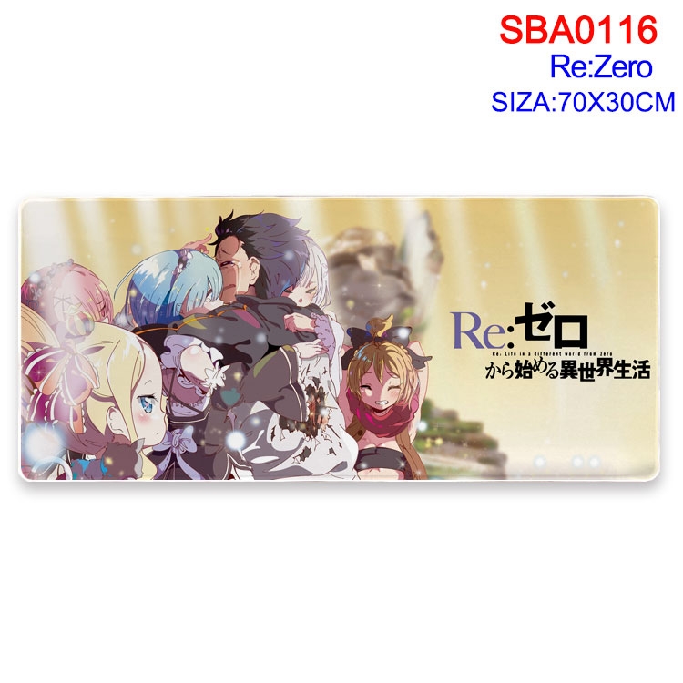 Re:Zero kara Hajimeru Isekai Seikatsu Anime peripheral mouse pad 70X30CM  SBA-116