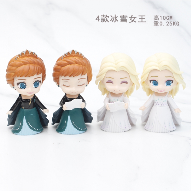 The Snow Queen  Bagged Figure Decoration Model 10cm 0.25kg a set of  4