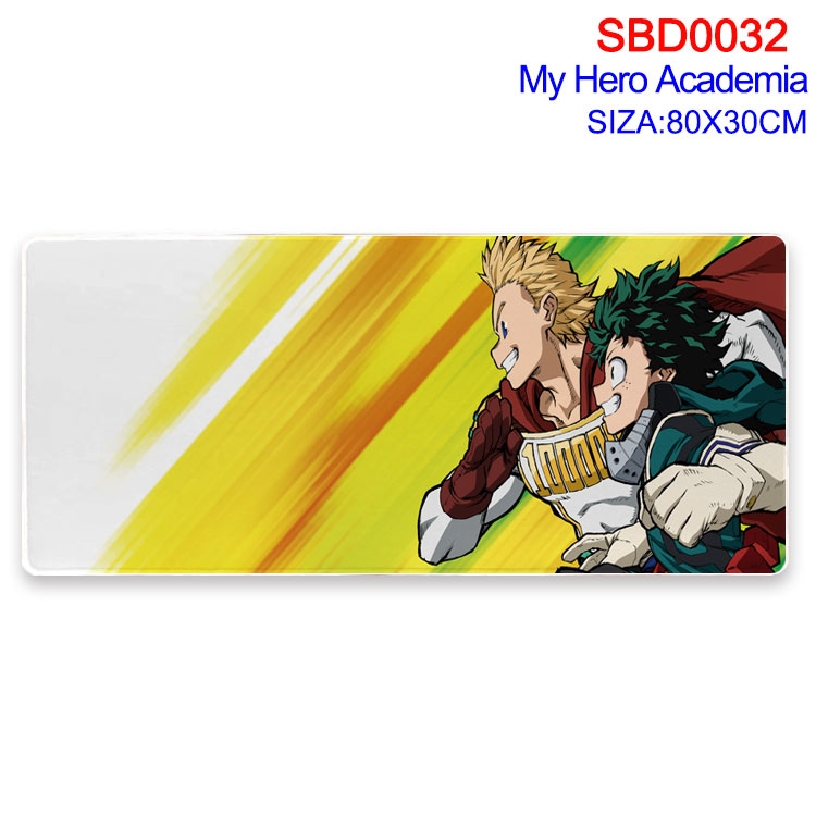 My Hero Academia Anime peripheral mouse pad 80X30CM  SBD-032