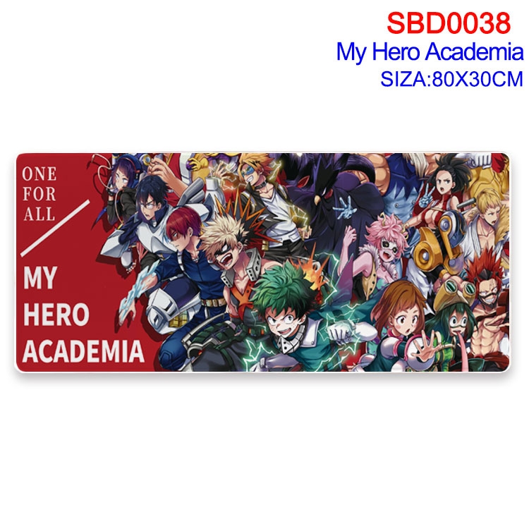 My Hero Academia Anime peripheral mouse pad 80X30CM  SBD-039