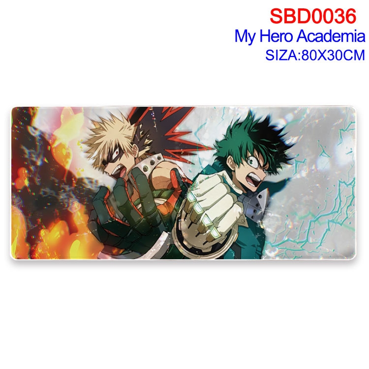 My Hero Academia Anime peripheral mouse pad 80X30CM SBD-036