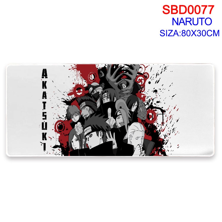 Naruto Anime peripheral mouse pad 80X30CM  SBD-077