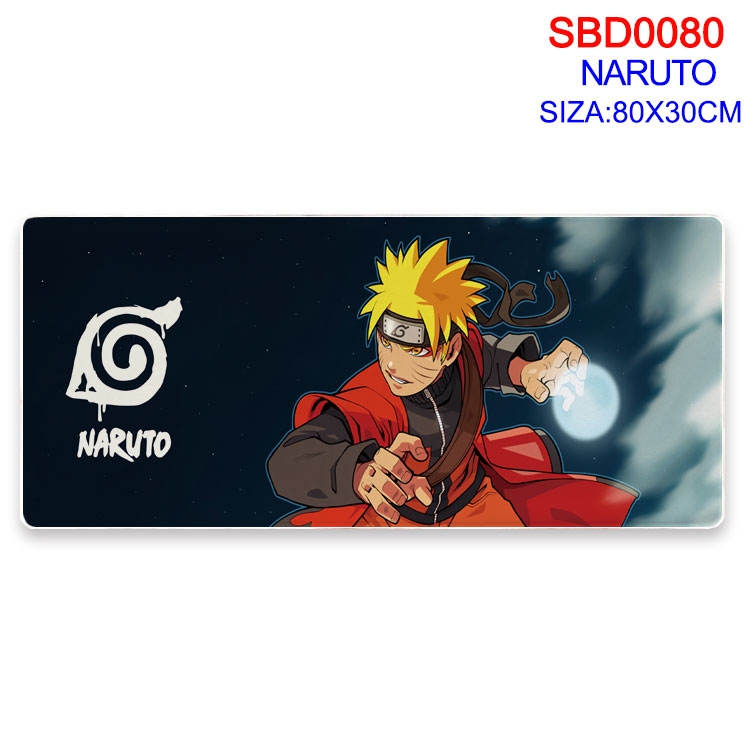Naruto Anime peripheral mouse pad 80X30CM  SBD-080