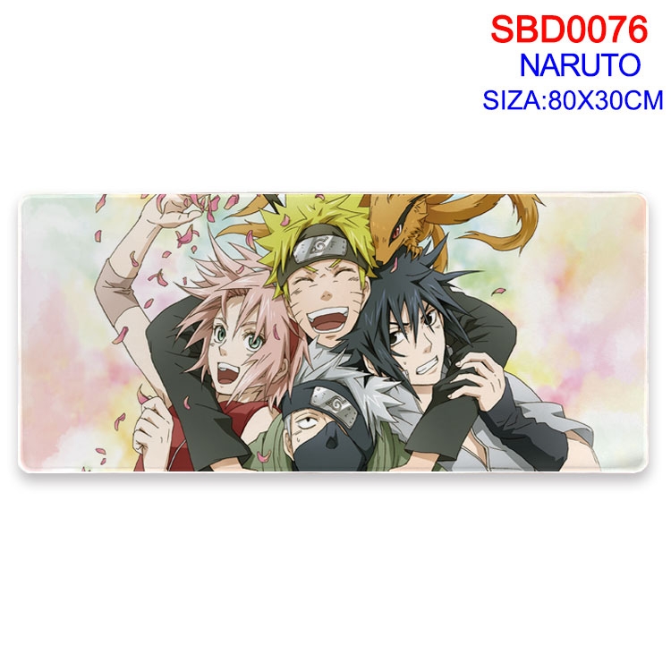 Naruto Anime peripheral mouse pad 80X30CM  SBD-076