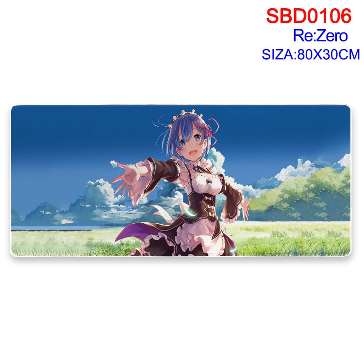 Re:Zero kara Hajimeru Isekai Seikatsu Anime peripheral mouse pad 80X30CM  SBD-106