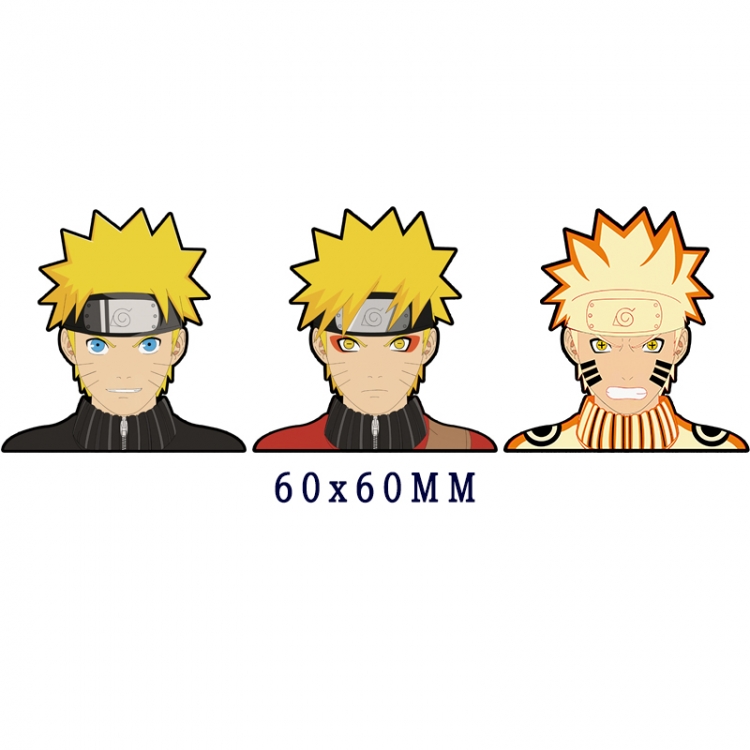 Naruto Mobile phone small size magic 3D raster HD variable map animation stickers price for 5 pcs