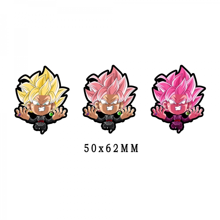 DRAGON BALL Mobile phone small size magic 3D raster HD variable map animation stickers price for 5 pcs