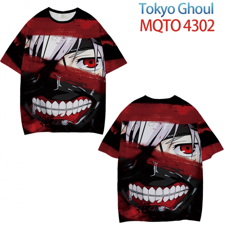 Tokyo Ghoul Full color printed short sleeve T-shirt from XXS to 4XL MQTO-4302