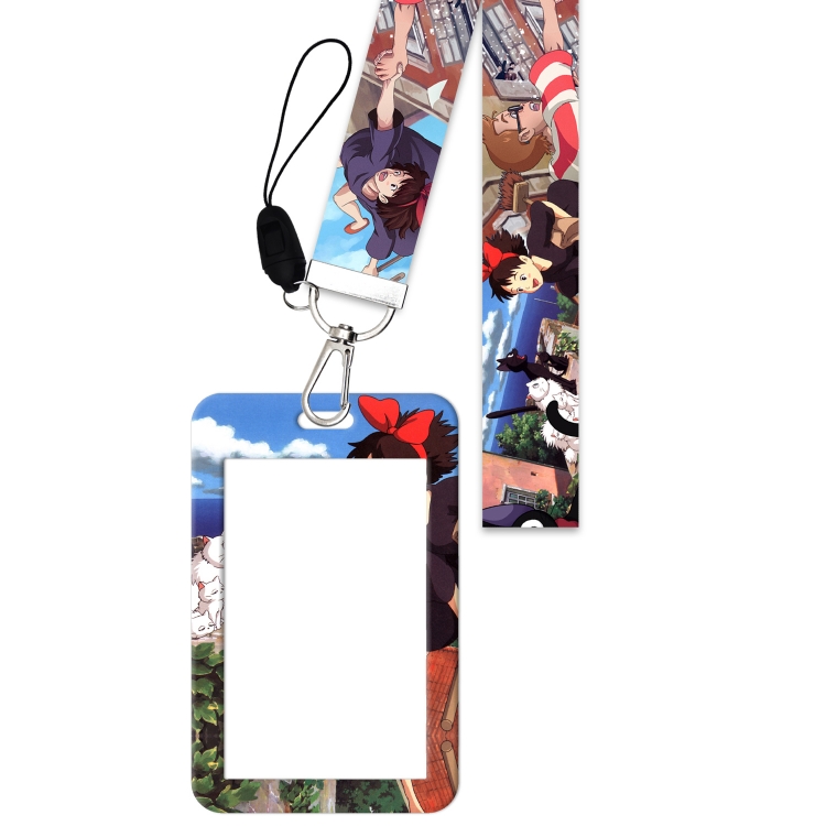 Kiki's Delivery Silver Buckle Short Lanyard Hand Rope Card Sleeve 2-Piece Set 22.5cm price for 2 pcs