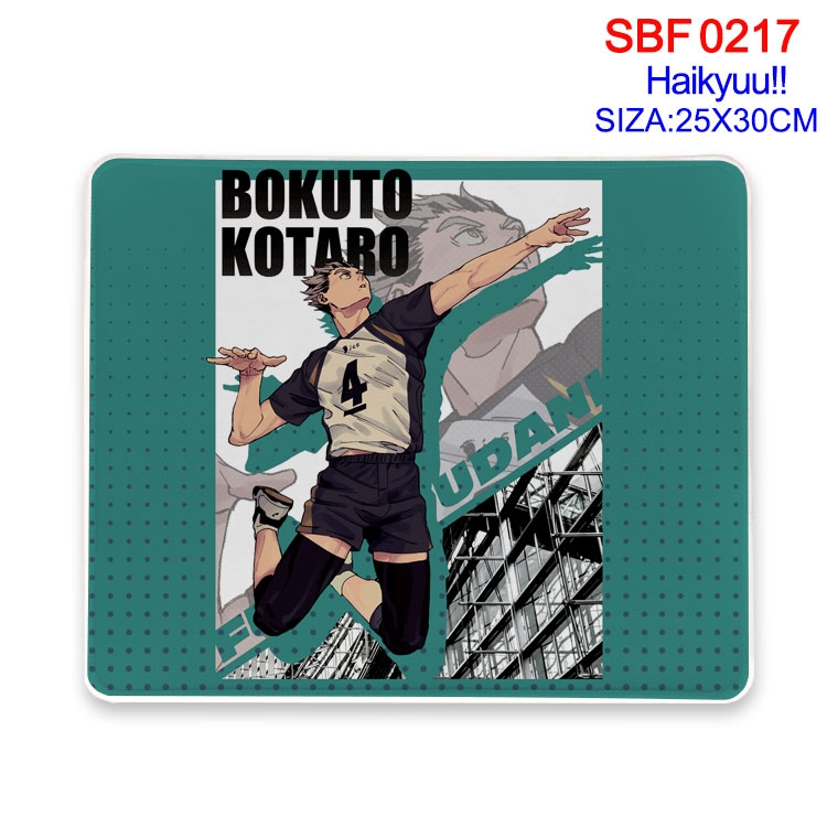 Haikyuu!! Anime peripheral edge lock mouse pad 25X30CM SBF17