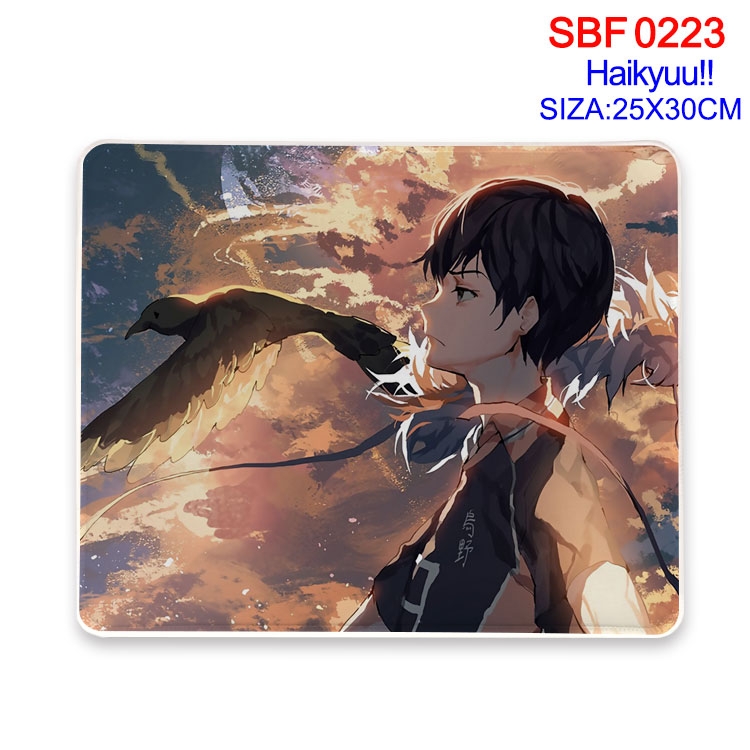 Haikyuu!! Anime peripheral edge lock mouse pad 25X30CM SBF23