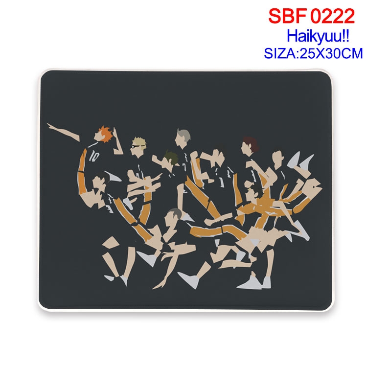 Haikyuu!! Anime peripheral edge lock mouse pad 25X30CM SBF22