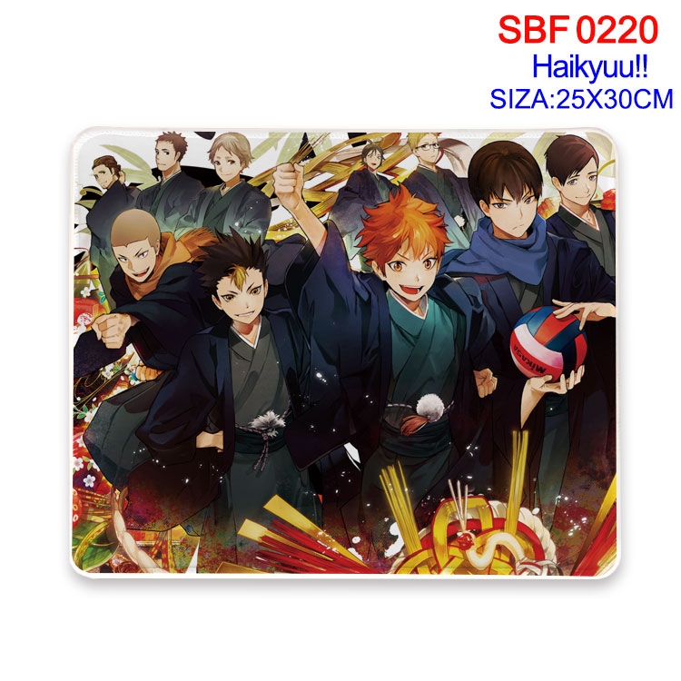 Haikyuu!! Anime peripheral edge lock mouse pad 25X30CM  SBF20