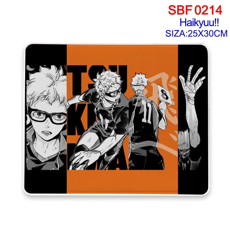 Haikyuu!! Anime peripheral edge lock mouse pad 25X30CM SBF14