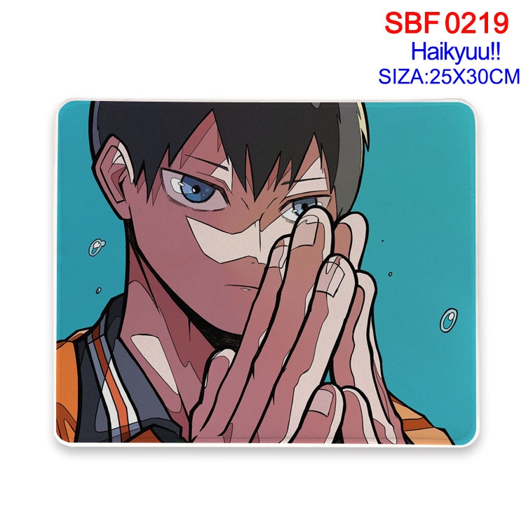 Haikyuu!! Anime peripheral edge lock mouse pad 25X30CM SBF19