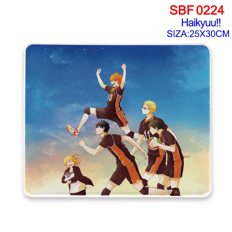 Haikyuu!! Anime peripheral edge lock mouse pad 25X30CM  SBF24